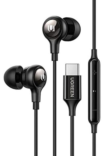 Ugreen UGREEN Wired USB-C Earphones with Microphone for iPhone 15 Series, Samsung S23/S22 Series, Redmi Not
