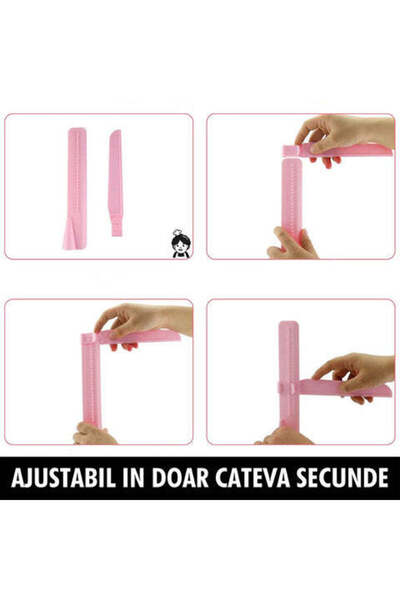 zola Διακοσμητική σπάτουλα για κέικ/cupcake, πλαστική, 23x20 εκ., ροζ