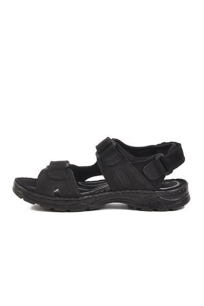 AYAKMOD Black Nubuck Boy's Velcro Sports Sandals 1305 g