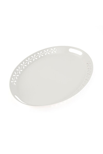 EVSTYLE Romantic Tray - White - 52X39 cm
