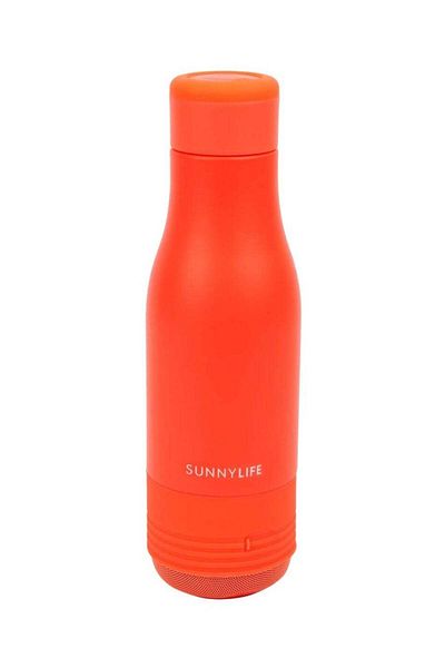 SunnyLife Refresh Water Bottle Sounds Neon Coral