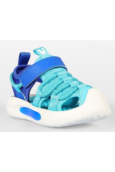 Kids Club Shoes صندل رياضي للأطفال من Vicco Thin First Step Baby Orthopedic مضاء باللون الأخضر