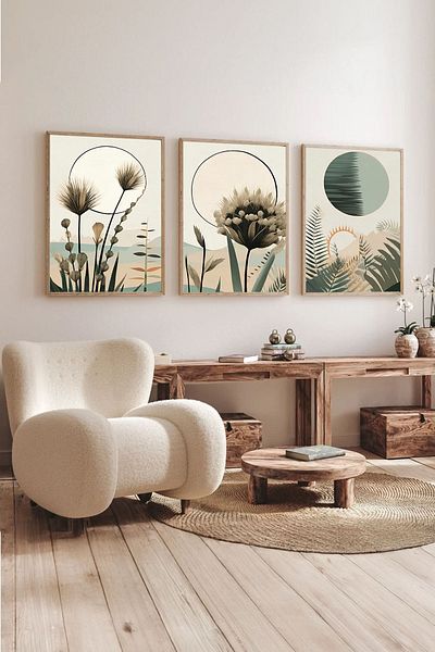 Dekorsiahome 3 Pcs Wood Frame Living Room Hall Kitchen Table Set Set3296