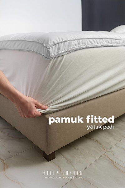 Sleep Garden Pamuk Yatak Pedi Fitted Çift Kişilik (160x200)