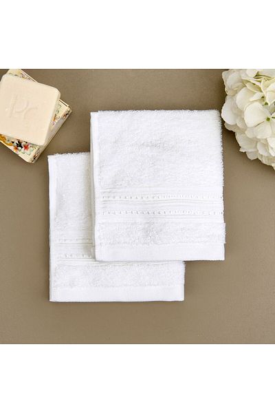 MATMEL Lapa 2-Piece Towel Set - White - 30X30 cm