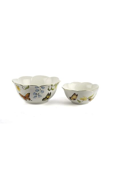 Mikasa Moor Mari̇posa 2 Bowl Set 13-16 cm
