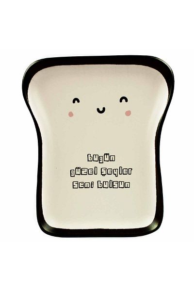 PALTO TASARIM May Beautiful Things Find You Today! :) Design Toast Plate - Breakfast Presentation Plate