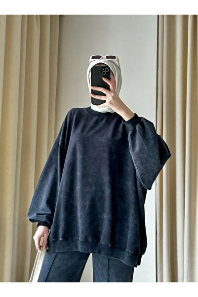 Suede Style 9033 - Hanorac pentru femei, cu 2 fire, moale, lavabil, casual, de bază