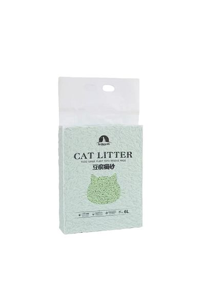 TaoTaoPets Biodegradable Fast Clumping Natural Fresh Tofu Corn Cat Litter 6L ( Green Tea)