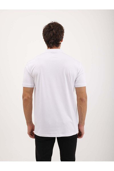 WKM Men's Regular Fit Polo Neck Interlock T-Shirt