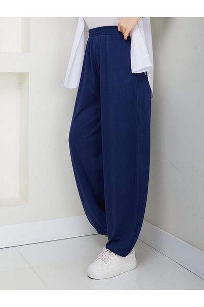 soBasic Pleated Comfortable Modal Shalwar Trousers