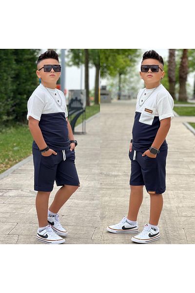 KOKOŞ BEBEK Style T-Shirt Pocket Detailed Set