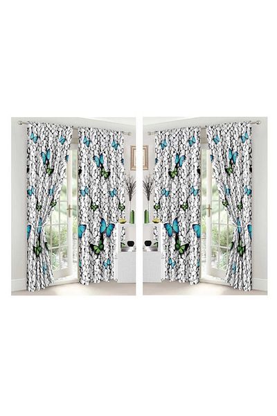 chiraso CHIRASO Bedding Set, 8 Pieces with Drapery, 230x240 Sheet, Duvet Cover and 4 Pillowcases