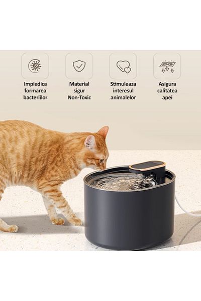 OEM Intelligent hydration system for dogs and cats, 3L, ultra-quiet, activated carbon filtration,