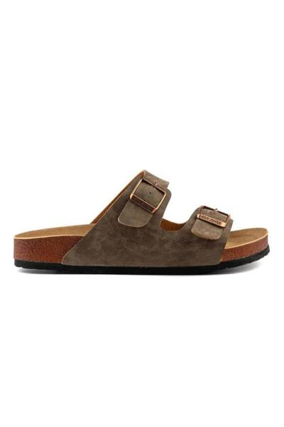 Roy Jones Παντόφλες Unisex Orthopedic Sole Comfort Μοντέλο Παντόφλες Διπλής Ζώνης Πόρπης Καθημερινές Άνετες Παντόφλες Εσωτερικού εξωτερικού χώρου