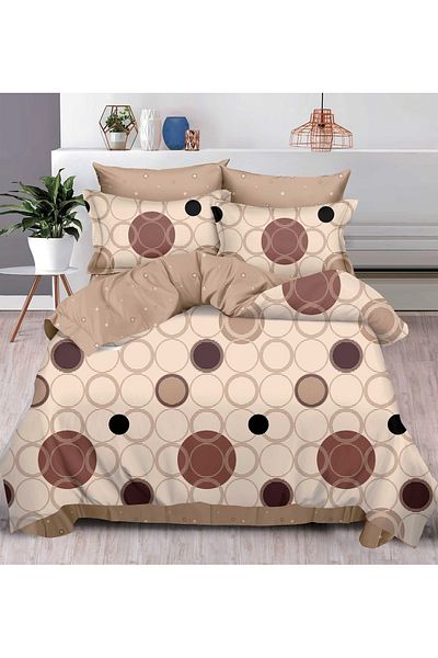 chiraso CHIRASO Finet Bedding Set, 6 Pieces, Sheet 240x250, Quilt 200x230, 4 Pillowcases, Print