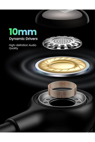 Ugreen UGREEN Wired USB-C Earphones with Microphone for iPhone 15 Series, Samsung S23/S22 Series, Redmi Not