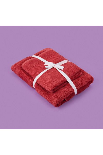 MATMEL Ella 2-Piece Turkish Bath Set - Dried Rose - 50X70 cm + 70X140 cm