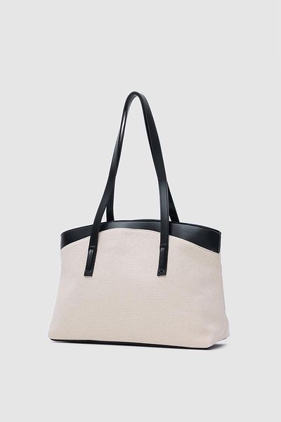 Shule Bags Citta black canvas tote bag