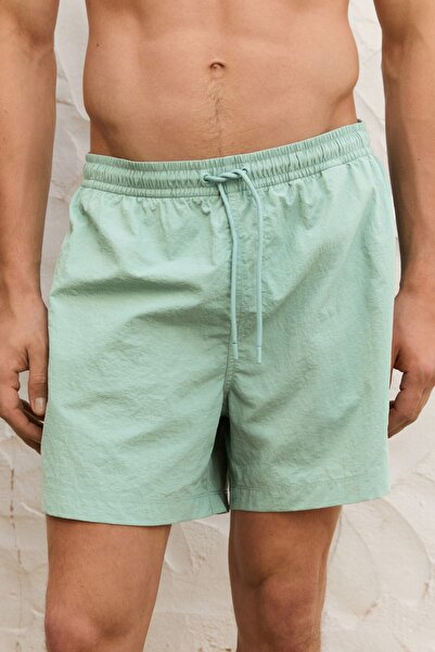 Massimo Dutti Düz renkli mayo