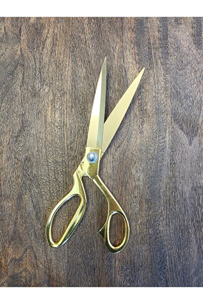 LOVYCO Fabric, Leather, Denim Cut 25 cm Golden Yellow Professional Tailor Scissors