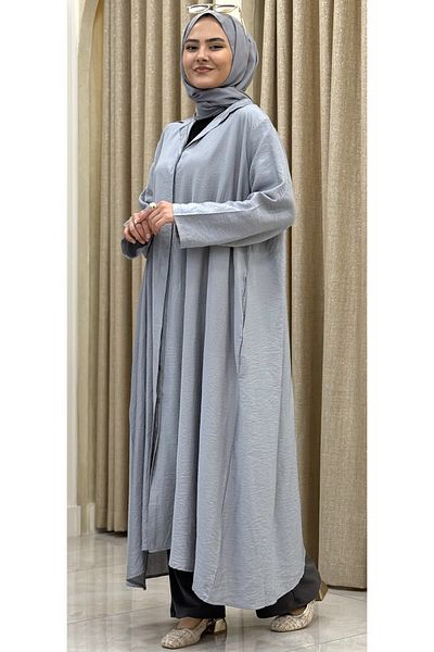ESRANUR Kupra Silk Buttoned Outerwear