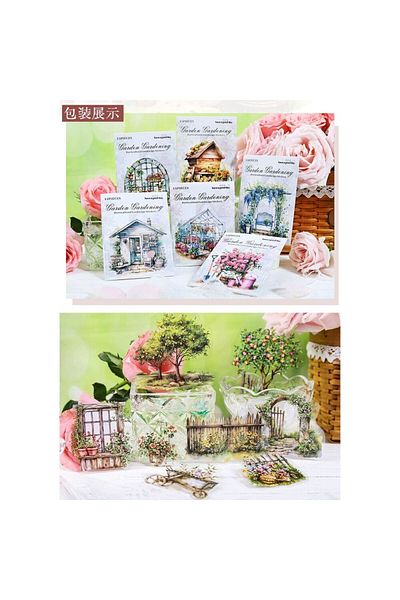 İthal O7-15 Pcs Garden Pet Sticker - Number: 2