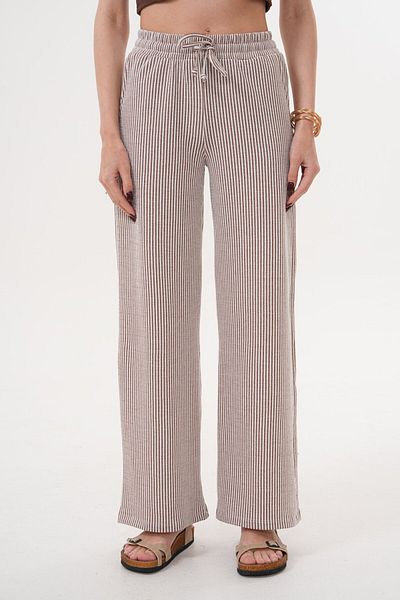 Laressi Lace-Up Striped Trousers