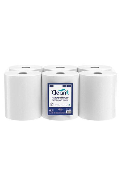 Rulopak By Clean Moving Paper Towel 2 Layers 21 cm X 67 m 4 kg - 6 Pieces (300108)