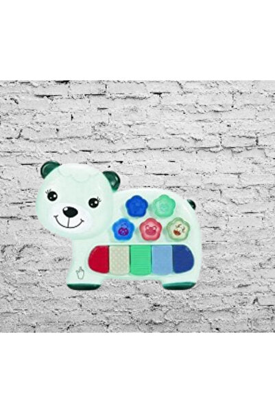 rexa لعبة بيانو الدب الموسيقي للأطفال - أصوات الحيوانات والموسيقى - 19.3 × 16...