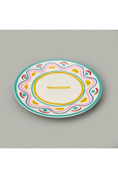 MATMEL Magique Serving Plate - Colored - 25 cm