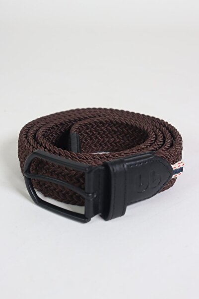 babbelt Elastic Knitted Unisex Belt Brown