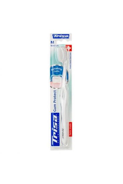 Trisa Gum Protect Medium Manual Toothbrush 693863 White