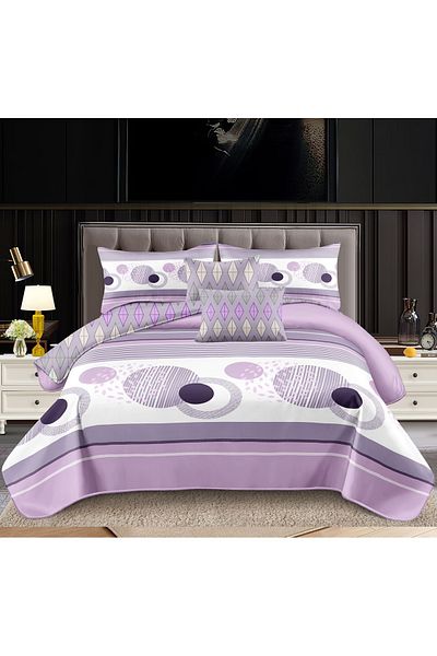 CHIRASO CHIRASO Finet Bedding Set, 6 Pieces, 2 Persons, Sheet 245x250, Quilt 200x230, 4 Pillowcases, Print