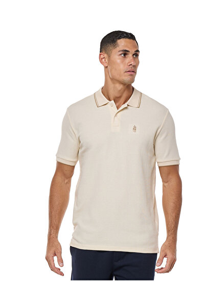 R&B Logo Detail Polo T-Shirt With Short Sleeves