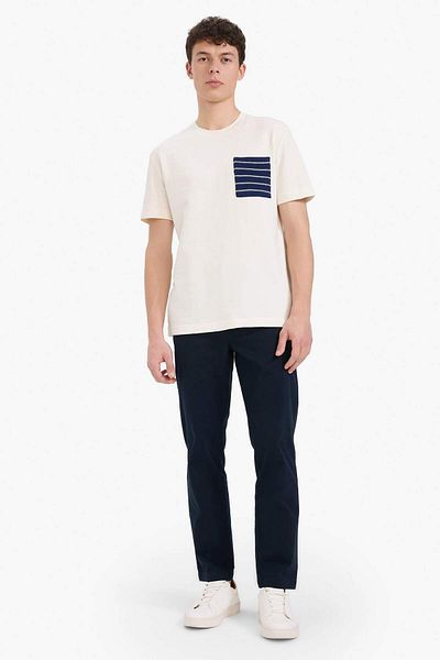 DeFacto 100% Cotton Regular Fit Crew Neck Short Sleeve Towel Fabric T-Shirt A8695Ax25Sm