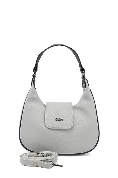 GÖNDERİ(R) Women / Girls Gray Navy Long Strap Shoulder Bag