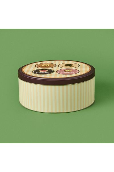 MATMEL Cookie Metal Box - Colorful - 22 cm