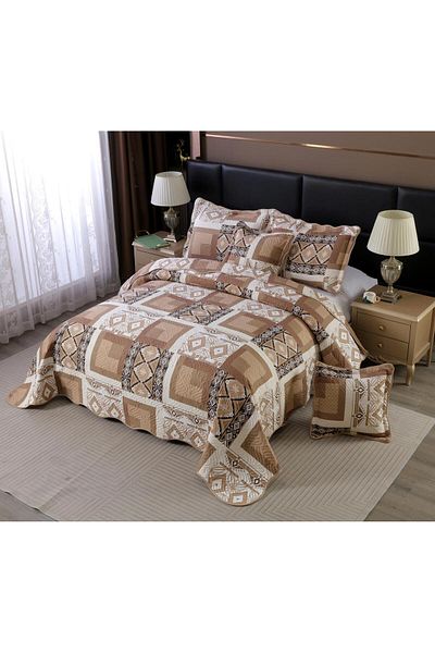 OEM Bedspread Set, 5 Pieces, 100% Cotton, Double Bed, 230×250 Cm