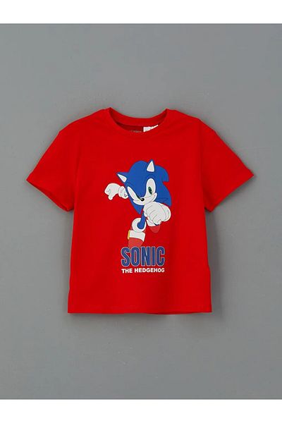 LC Waikiki Lcw Kids Red Sonic Printed Boys' T-Shirt 2 Pcs 4 Evaluation 1759