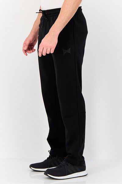 Tapout Men Sportswear Fit Brand Logo Outdoor Sweatpants, Black