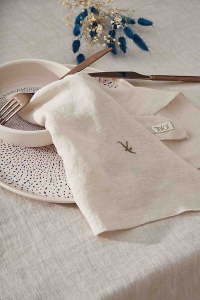 JOJOMIA April Fabric Service Presentation Napkin 45X45 Beige