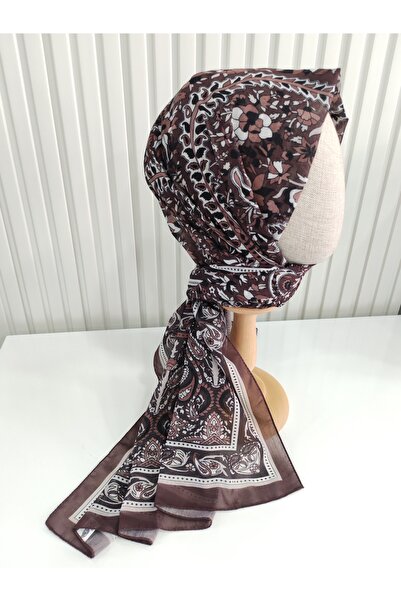 Mısırlı Etnik Desenli Pamuk Şal