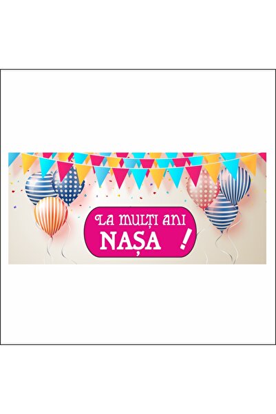 media Banner "La multi ani nasa" model 1, 150 x 60 cm