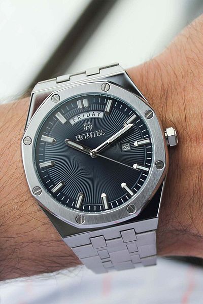 Homies Hm26098S01-4 Men's Wrist Watch with Steel Cord