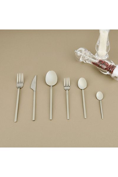 MATMEL Diamond 72 Piece Fork Spoon Knife Set - Inox