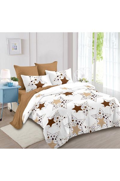 CHIRASO CHIRASO Finet Bedding Set, 6 Pieces, 2 Persons, Sheet 180x200, Duvet Cover 200x230, 4 Pillowcases, Print