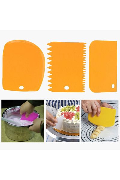 STOREMAX Ntwork Dough Shaper Cutter Scraper Pastry Cake Asion Set Art 1087243