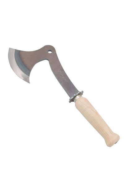flores Satyr-type axe, with wooden handle, 38 cm, 555 g