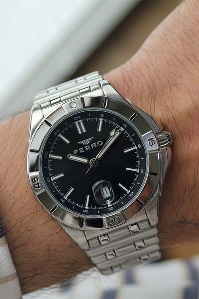 FERRO F43017A2 Men's Wrist Watch with Steel Cord
